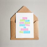 Postkaart "Ei ole kedagi teist, kelle..."