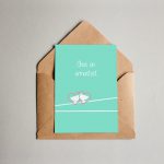 Postkaart "Õhus on armastust"