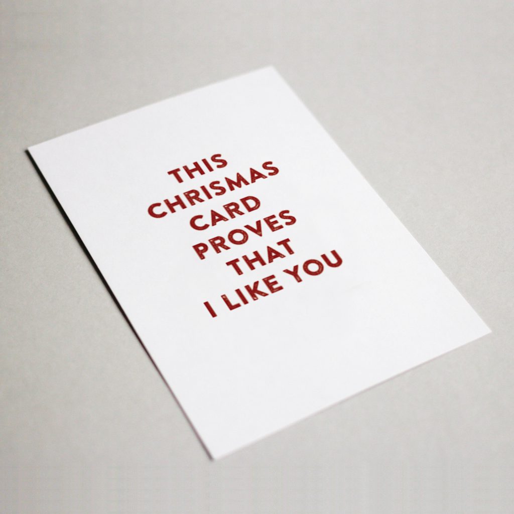 Postkaart "This Christmas card proves" - Image 2