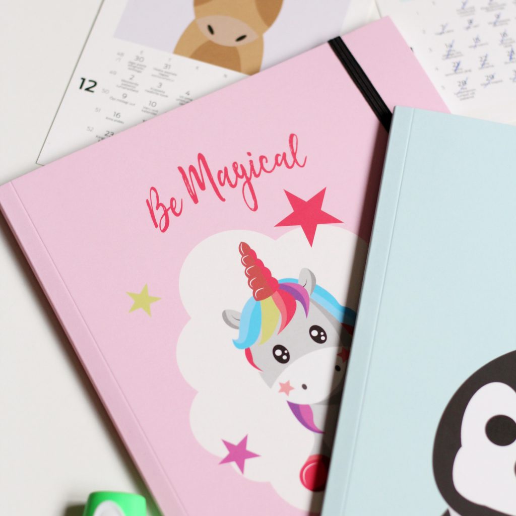 Täpivihik be magical unicorn & penguin (2tk pakis) - Image 4