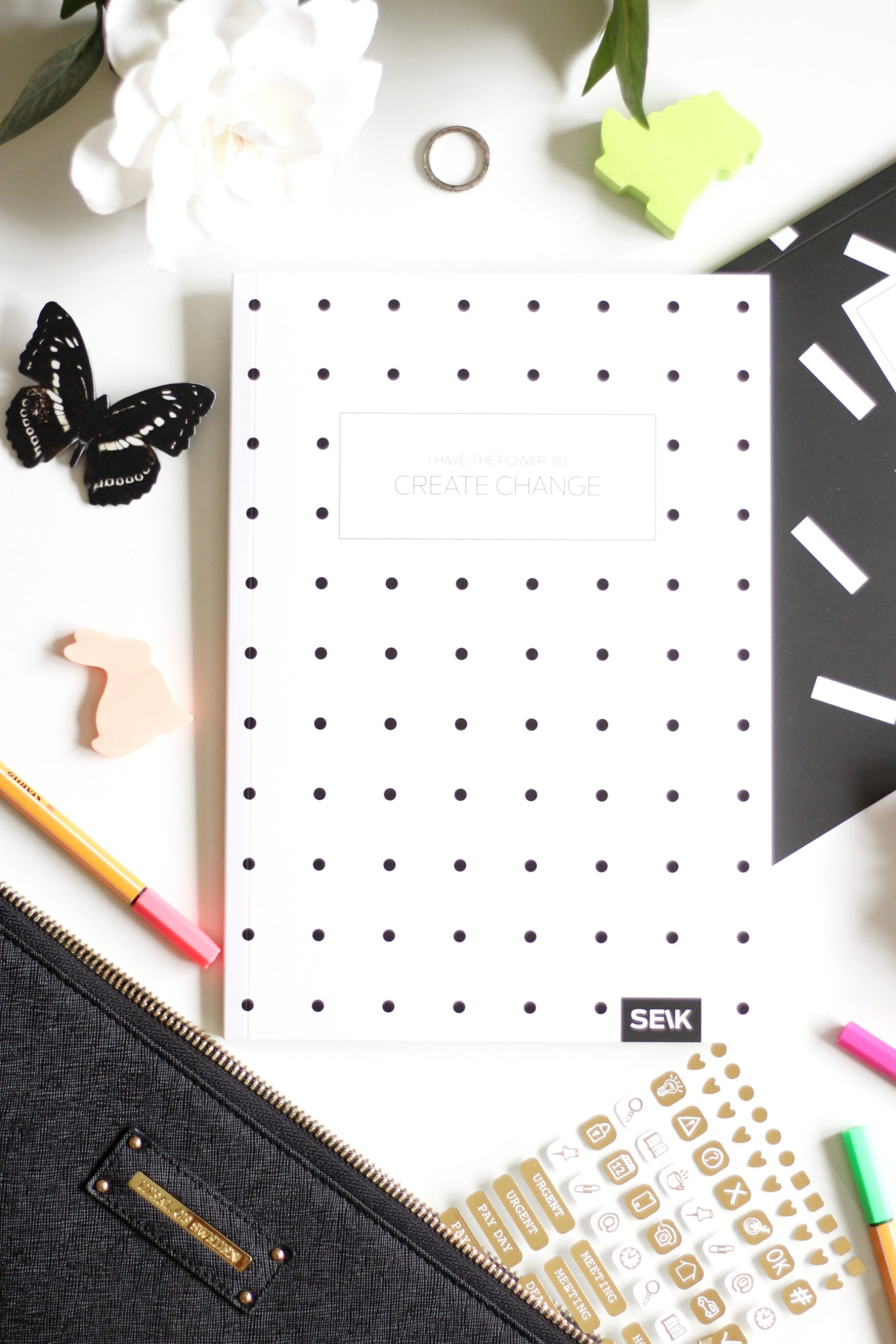 Bullet Journal / Dotted Notebook black and white (2pcs) - Image 4