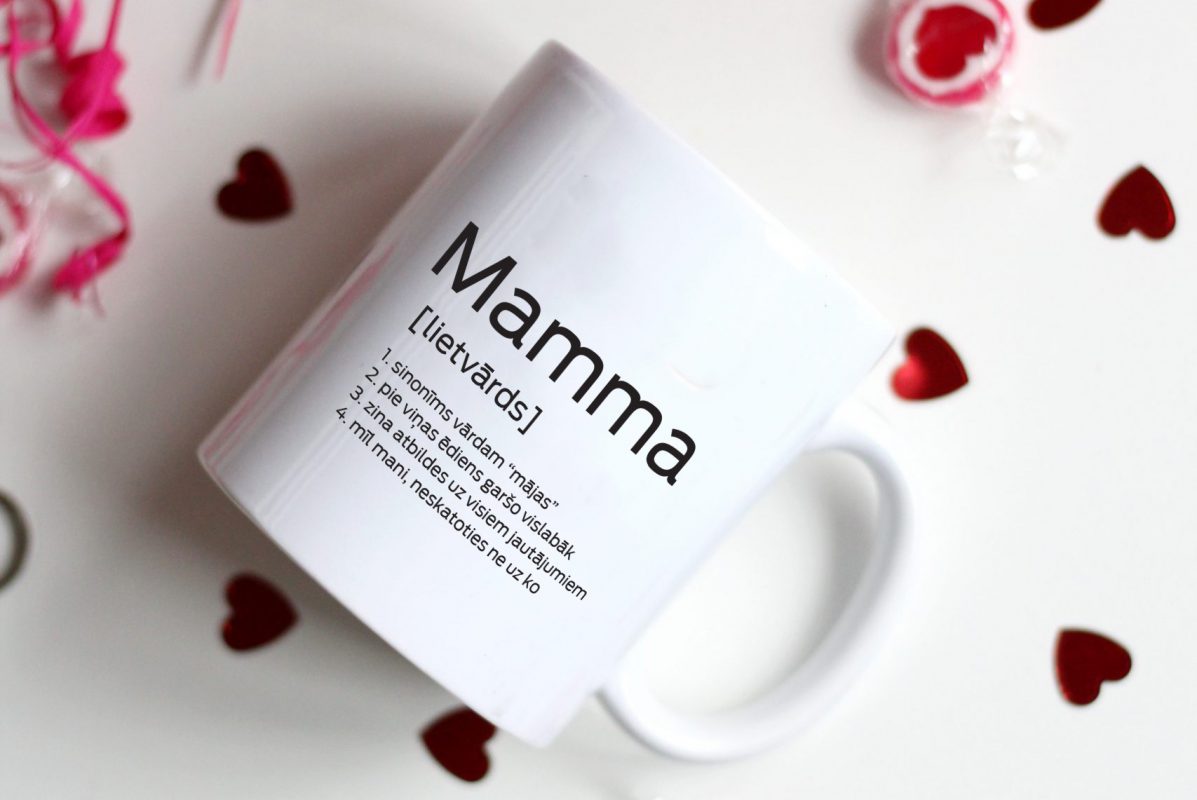 dizaina krūze "mamma"
