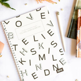 Bullet Journal / Dotted Notebook with spiral binding  - Project