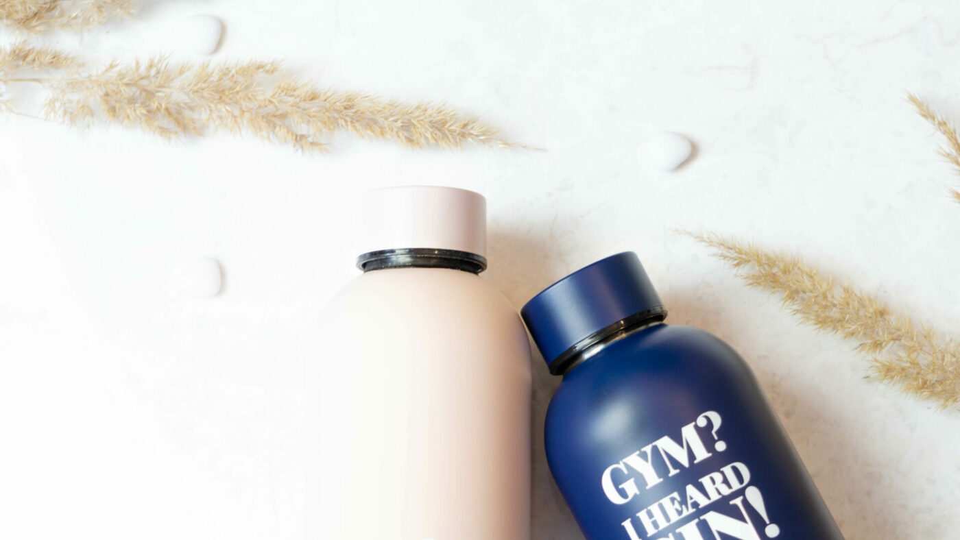 Boca za vodu/Thermos - Gym? I heard gin! (tamno plava) 500ml - Slika 5