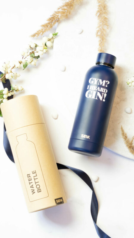 Boca za vodu/Thermos - Gym? I heard gin! (tamno plava) 500ml - Slika 2
