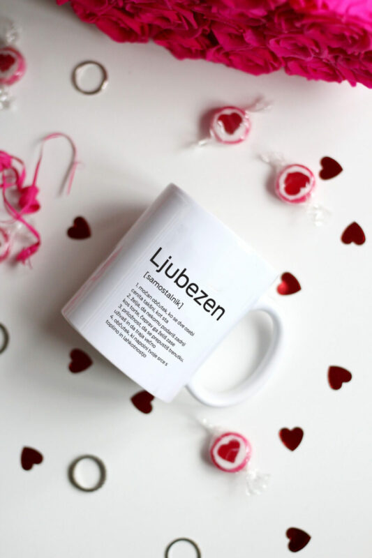 Šalica z dizajnom - Ljubezen - slika 2