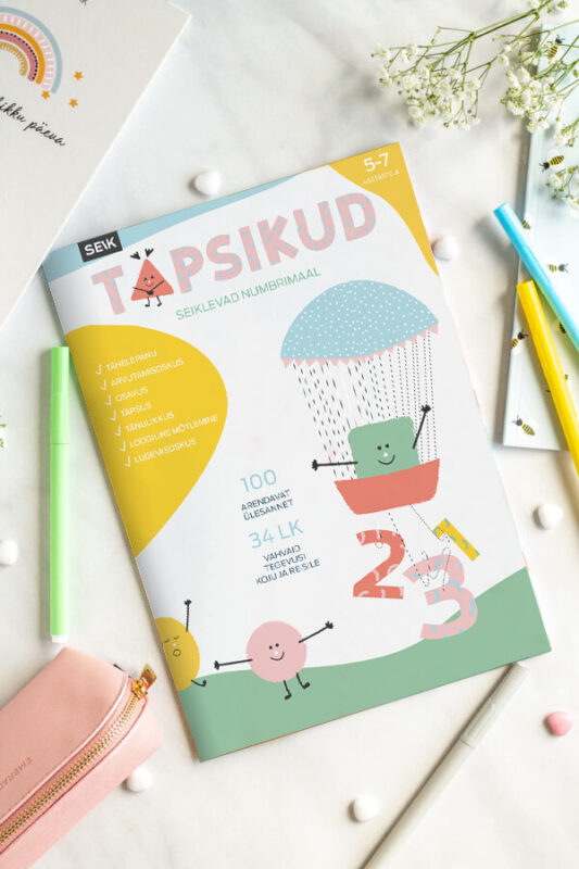 Tegelusvihik - Täpsiku seiklused numbrimaal