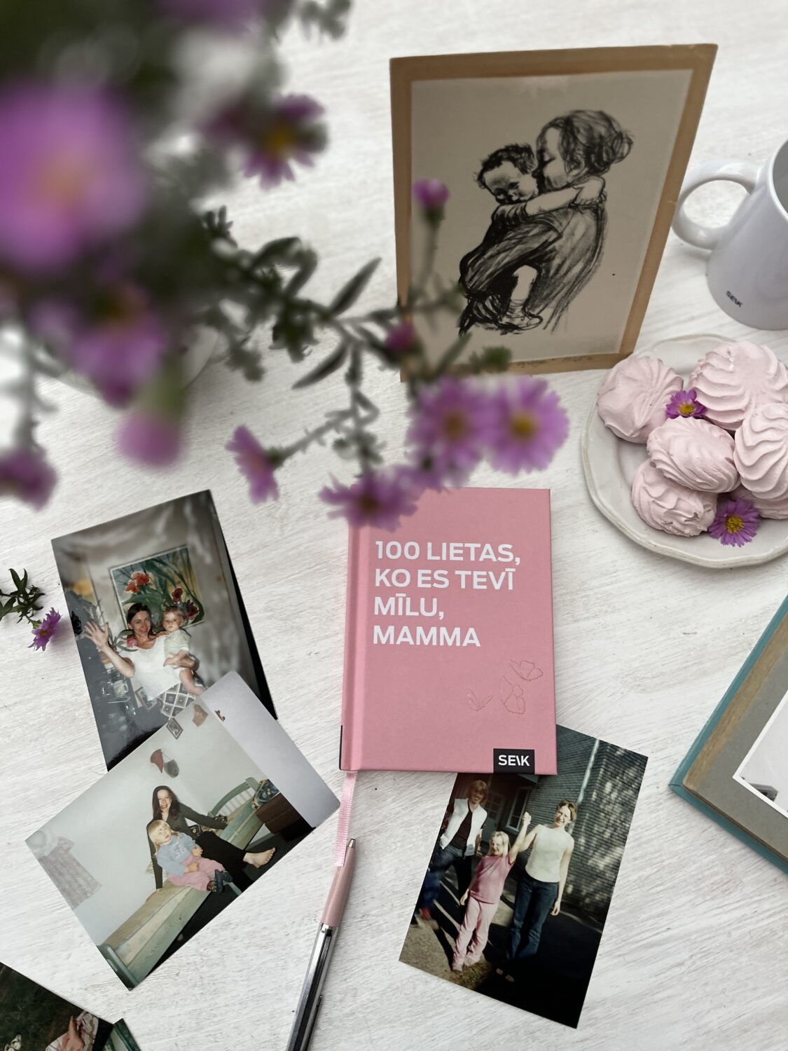 pašu aizpildāma dāvanu grāmata "100 lietas, ko es tevī mīlu, mamma" - Image 5