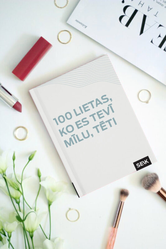 pašu aizpildāma dāvanu grāmata "100 lietas, ko es tevī mīlu, tēti"