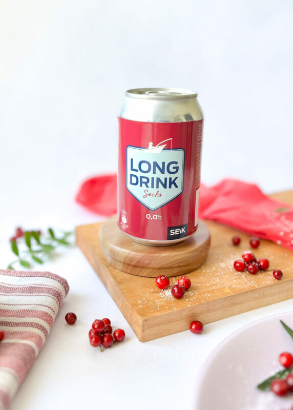 Long drink sukat - karpalo (koko 35-40)