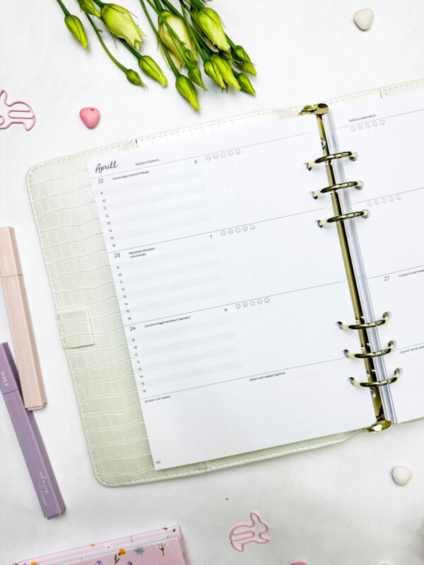 Tegude Kalender märkmik 2025 sisulehed