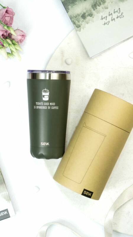 SEIK Termos / kahvimuki - today's good mood is sponsored by coffee 350ml - Image 4