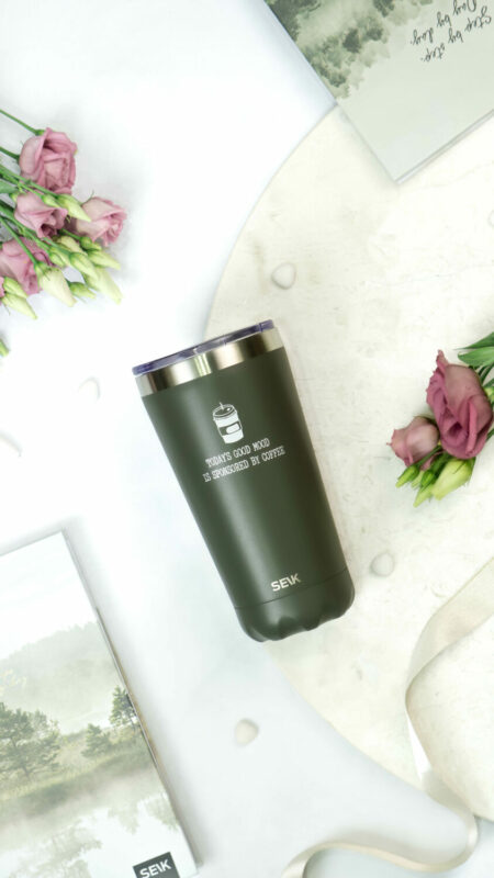 SEIK Termos / kahvimuki - today's good mood is sponsored by coffee 350ml