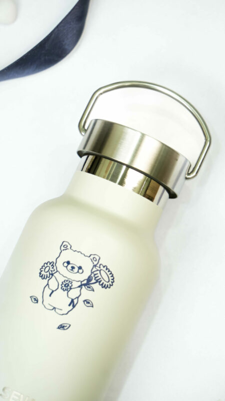 Fľaša na vodu/termoska - plyšový macko 350ml - Image 6