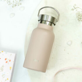 SEIK joogipudel / termospudel - pastelselt roosa 350 ml terasest