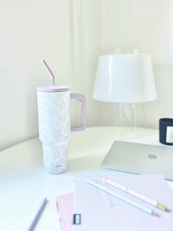 SEIK Tumbler - termo fľaša 1200 ml - kvety - Image 8