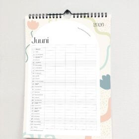 Tegude Kalender seinakalender 2026 - Töö & kodu (A3)