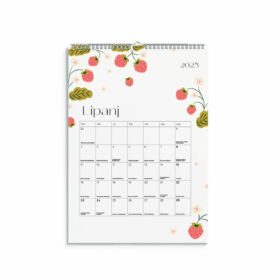 Veseli kalendar zidni - Flowers 2025