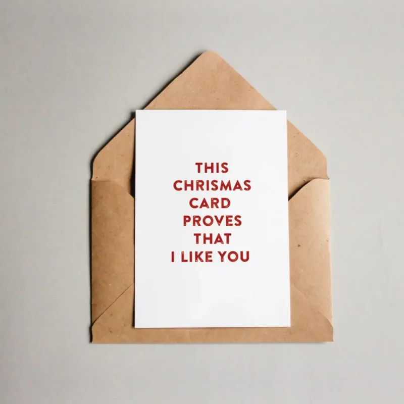 Vianočná pohľadnica - This christmas card proves...