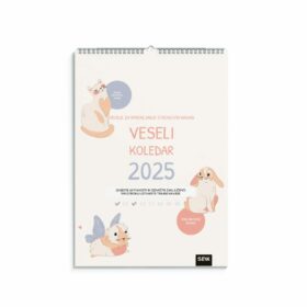 Veseli koledar otroški 2025 - Stenski