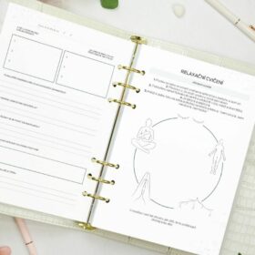 Uspi své myšlenky - Večerní deník - náplň do koženého diáře