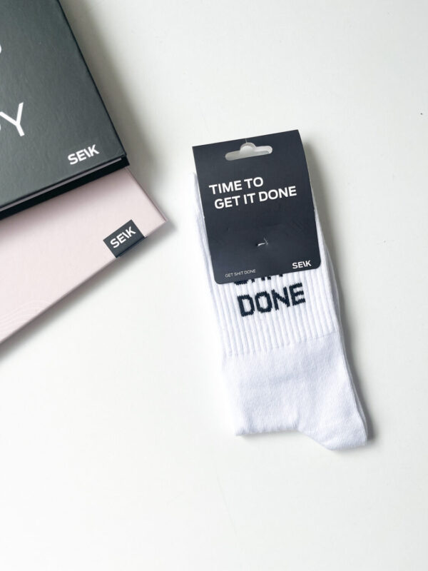 Športové ponožky - get shit done (unisex veľ. 35-46) - Image 4