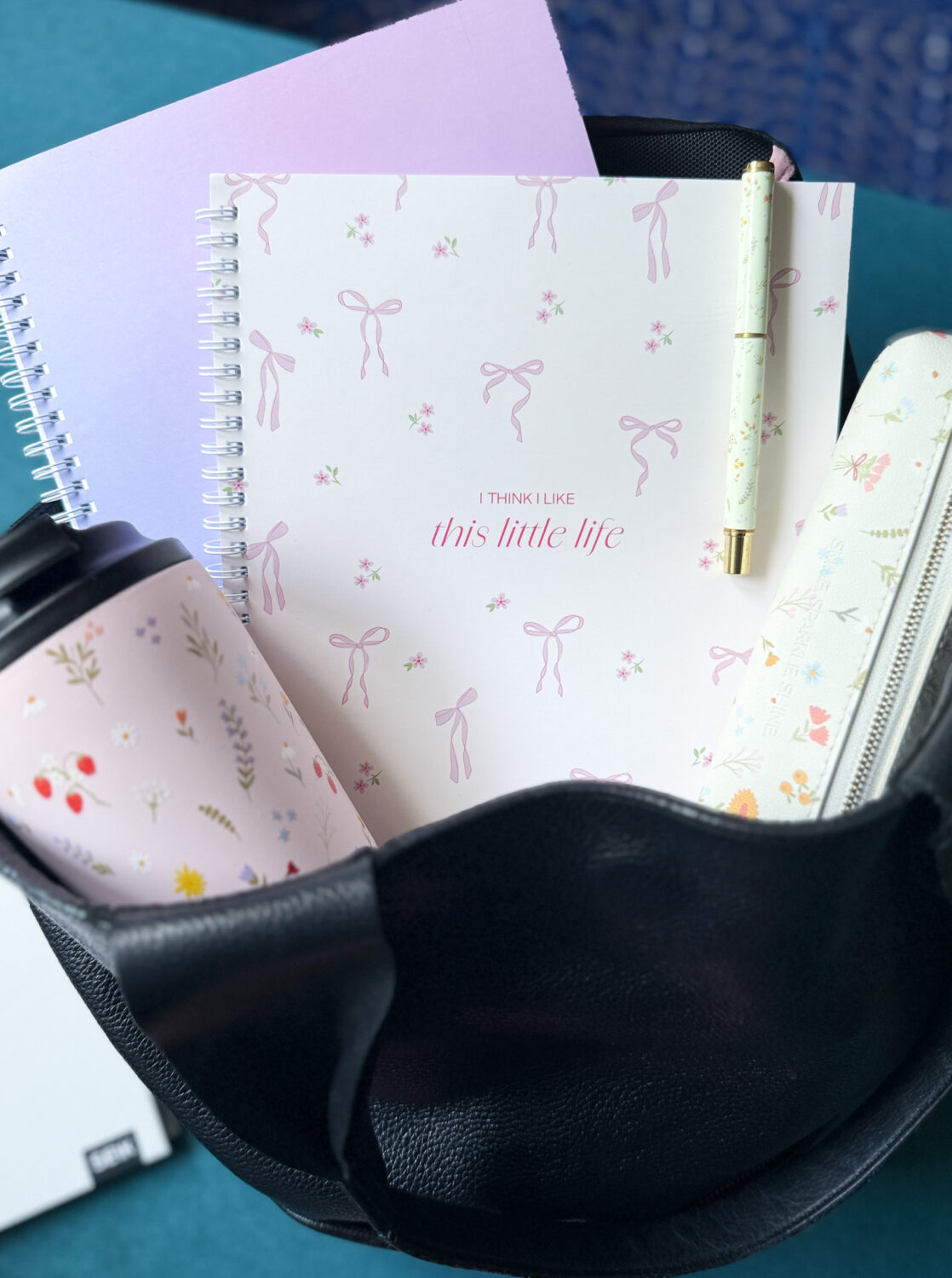 A4 Notebook with spiral binding - I think I like this little life - Image 3
