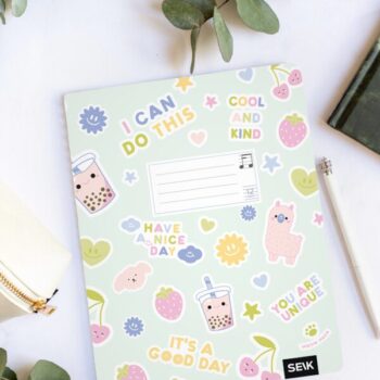 Music notebook (12 sheets) - stickers