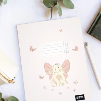 Squared notebook (12 sheets) - small bunny