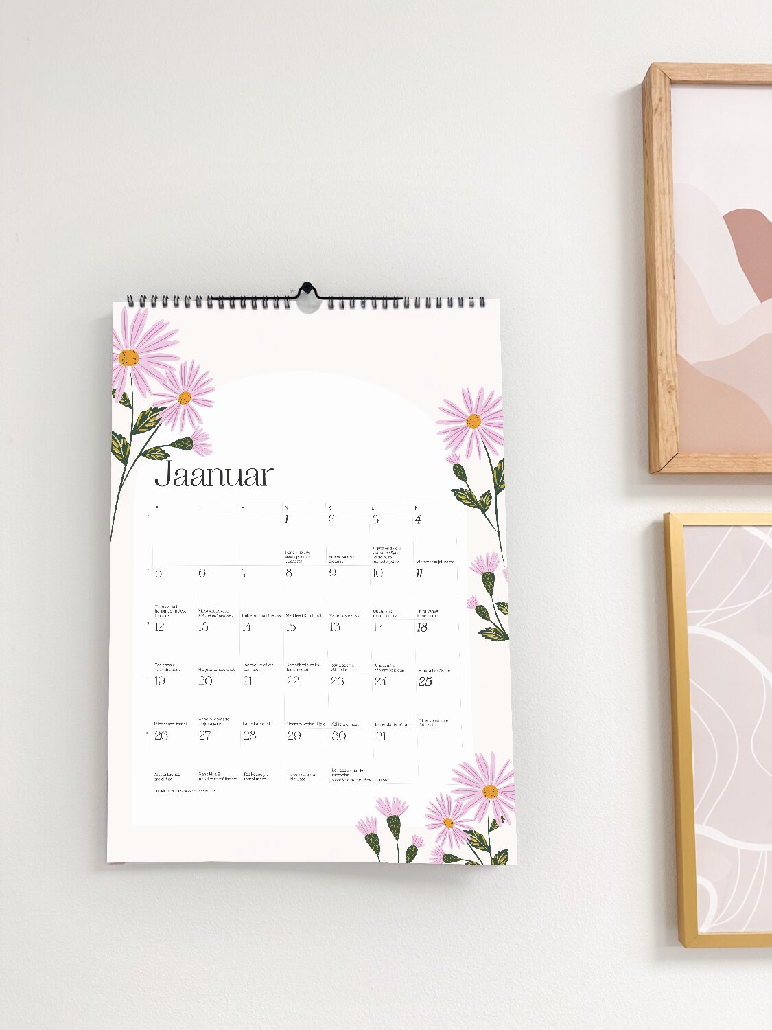 Tegude Kalender seinakalender 2027 - lillede lummuses (A3) - Pilt 7