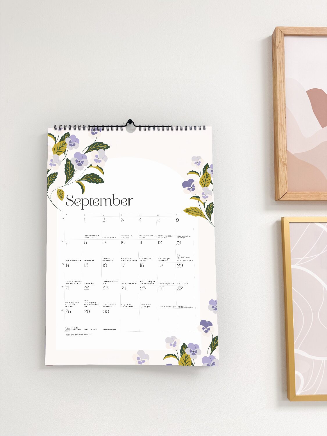 Tegude Kalender seinakalender 2027 - lillede lummuses (A3) - Pilt 6