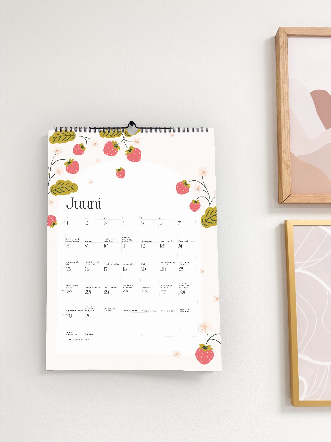 Tegude Kalender seinakalender 2027 - lillede lummuses (A3) - Pilt 5