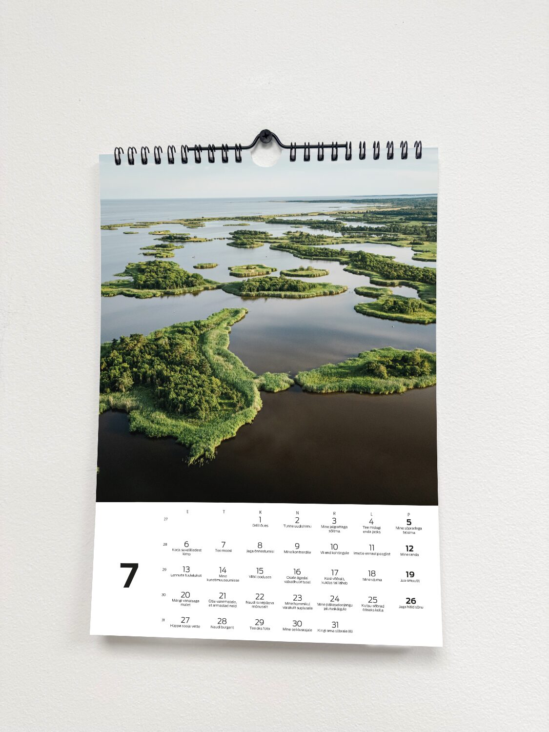 Tegude Kalender seinakalender 2026 - Eesti loodus (A3) - Image 6