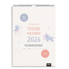 Tegude Kalender laste harjumuste kalender 2026 (A4)