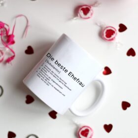 Design-Becher - Die beste Ehefrau