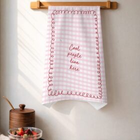 tea towel - cool people live here