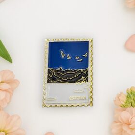 Soft enamel magnet - Winter Forest