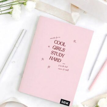 A5 squared notebook (36 sheets) - cool girls study hard