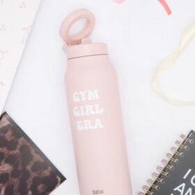 Duālās funkcijas (2-in-1) termopudele ar magnētisko tālruņa turētāju - gym girl era (700ml)